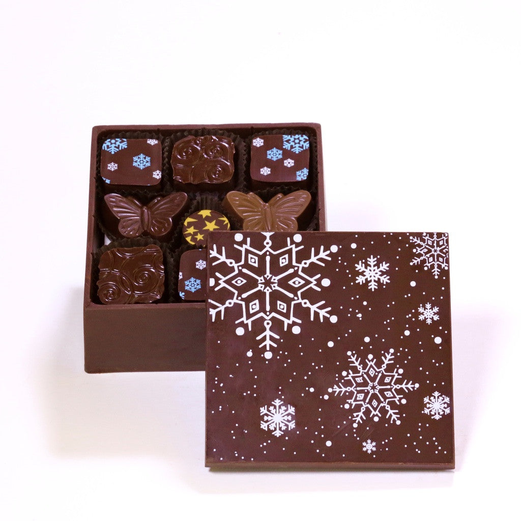 Winter Collection Edible Chocolate Box - Charles Chocolates
